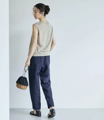 나카가와 마사시치 상점 린넨 데님 팬츠