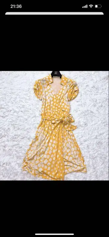 DIANE VON FURSTENBERG 랩 카슈쿨 원피스