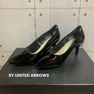 SY UNITED ARROWS 블랙 펌프스 24cm