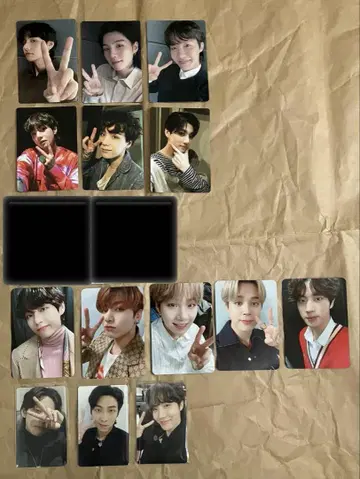 공식 BTS 트레이딩 카드 묶음 판매
