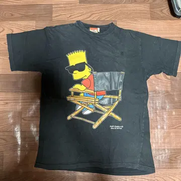 버트 심슨 티셔츠 블랙 simpsons