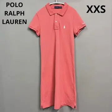 POLO 랄프 로렌 폴로 원피스 원피스 핑크 피케 셔츠 xxs