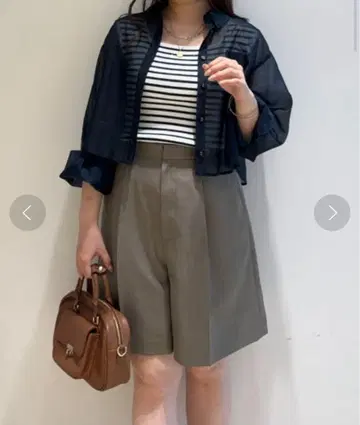 아푸와이저 리셰 린넨 같은 숏 팬츠 모카 택 포함 새상품