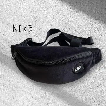 NIKE 나이키 벨로아 소재 웨스트 파우치 바디백 블랙 검정