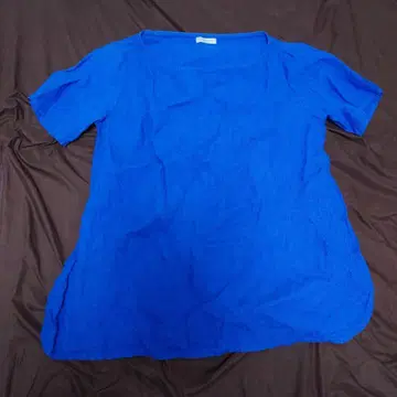 fog linen work 반팔 셔츠 파랑