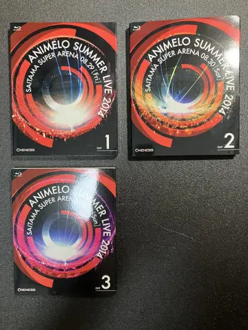 ANIMELO SUMMER LIVE 2014 Blu-ray 3장 세트