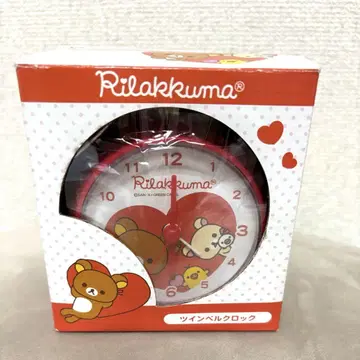 리락쿠마 트윈 벨크로 알람 시계