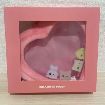 BLACKPINK DEADLINE 하트형 캐릭터 파우치