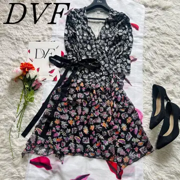 고품질] DIANE von FURSTENBERG 랩 원피스 2 올 패턴