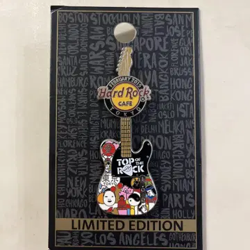 Hard Rock Cafe 한정판 Top of The Rock 핀 배지