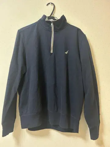 NAUTICA 네이비 하프 지퍼 M