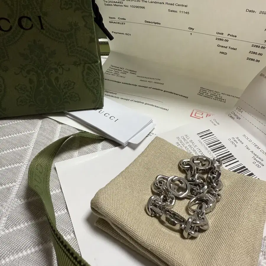 GUCCI | 구찌 Gucci Interlocking Bracelet on Bunjang Global Site.