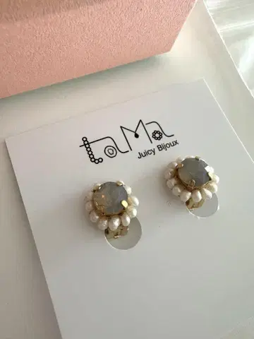 tama Juicy Bijoux 귀찌 토파즈 펄