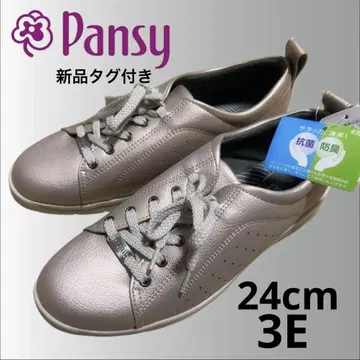 택 포함 새상품 팬지 Pansy 넉넉한 3E 경량 아치 서포트 항균 방취