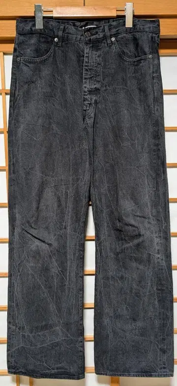 오라리 SELVEDGE FADED LIGHT DENIM PANTS