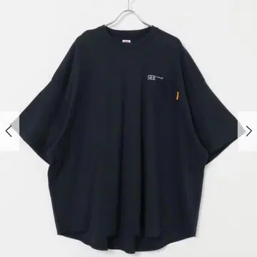 SEE SEE 슈퍼 빅 라운드 SS 포켓 티셔츠 L