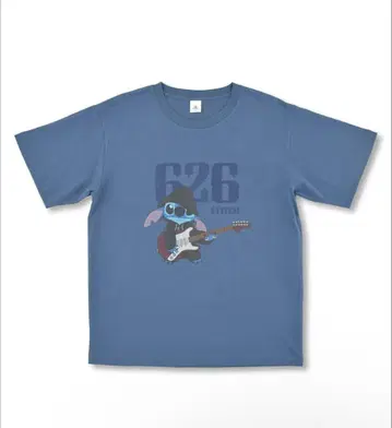 스티치 반팔 티셔츠 블루 T-SHIRT FES