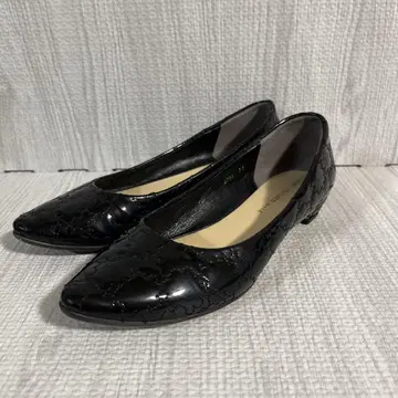 츠모리치사토 워크 퀼팅 발레 슈즈 블랙 23cm