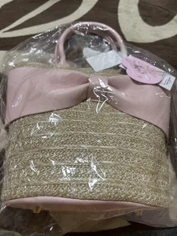 아오키 미사코 시마무라 산리오 콜라보 마론 크림 바스켓백