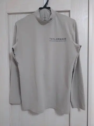 TAYLORMADE 베이지 하이넥 셔츠