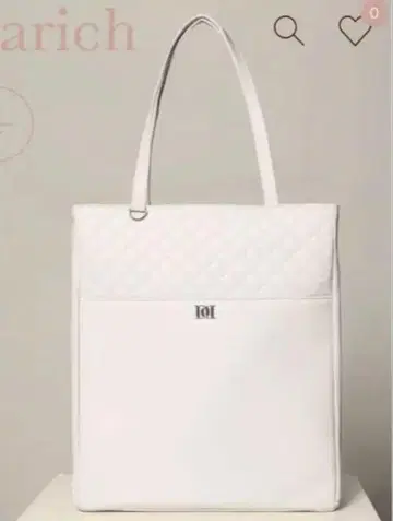다리치 퀼팅 토트백 WHITE
