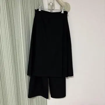 지유 rokh 스커트 팬츠 블랙 XL