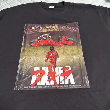 AKIRA 그래픽 티셔츠 블랙 5XL 미사용품