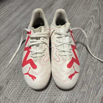 Puma 축구화 화이트/레드