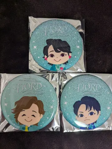 FJORD 기념일 라이브 캔뱃지 3개 세트