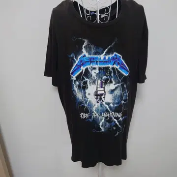 METALLICA Ride The Lightning 티셔츠 M 사이즈