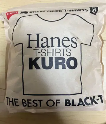 Hanes T-SHIRTS KURO 헤인즈 쿠로 XL 사이즈 2장