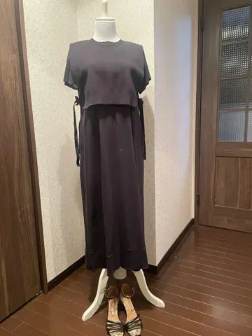 반팔 롱 니트 원피스
