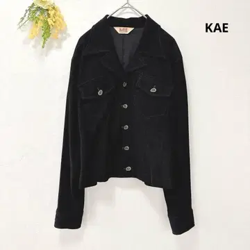 KAE 자켓 워크웨어 블랙 M 플랩 포켓 캐주얼