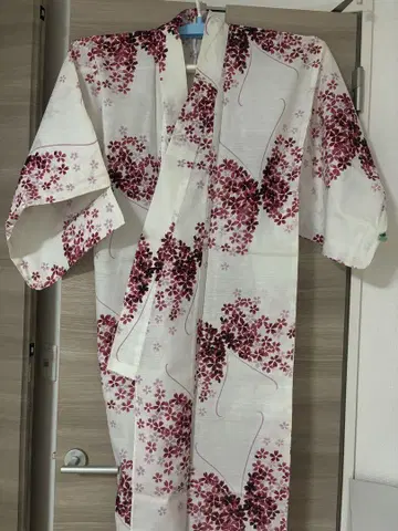유카타, 오비 세트 꽃무늬 나비 무늬