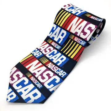 NASCAR 레이싱 로고 넥타이 구제 의류 올 패턴 무지개