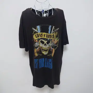 GUNS N' ROSES 티셔츠 M 사이즈 블랙
