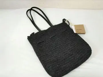 MAISON N.H PARIS 새상품 라피아 블랙 숄더 2way 백