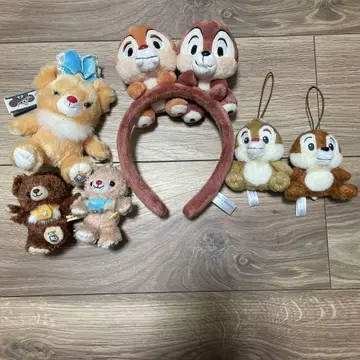 칩과 데일 머리띠와 봉제 인형 세트