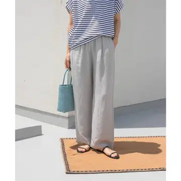 인기 완판템 린넨 혼방 이지 팬츠 doors