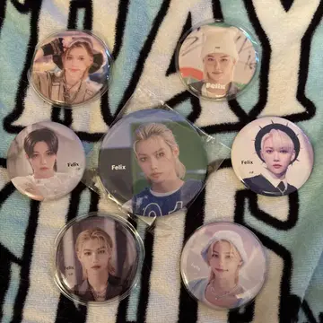 Stray kids 필릭스 Felix 캔뱃지 6개 세트