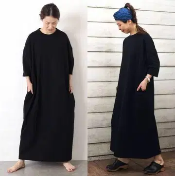 저널 스탠다드 LUXE 클래식 천축 스탠다드 크루넥 원피스