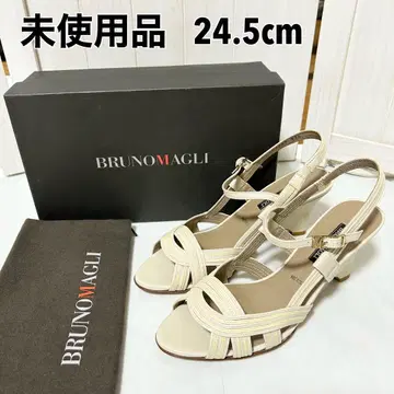 미사용 BRUNOMAGLI 브루노 마리 백 스트랩 샌들 24.5