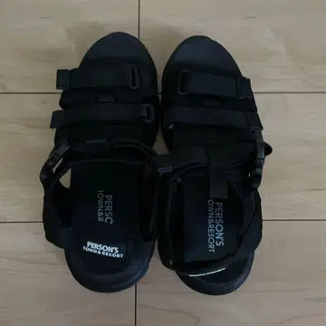 PERSON'S TOWN & RESORT 블랙 샌들 L 사이즈