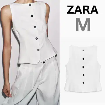 미사용 새상품 ZARA 페플럼 베스트 ZW COLLECTION M