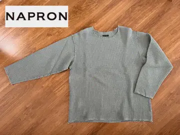 NAPRON 두꺼운 원단 와플 티셔츠 긴팔
