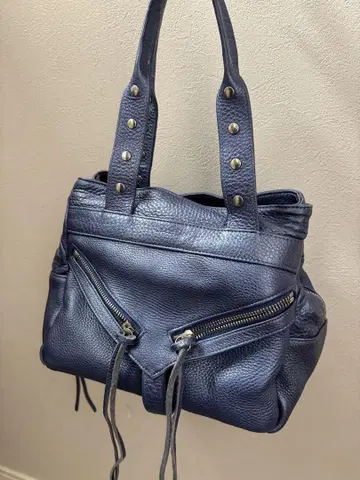 botkier 에디터스 백 메탈릭 블루