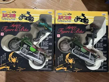 루팡 3세 피규어 & 바이크 루팡과 후지코 반프레스토 2개 세트