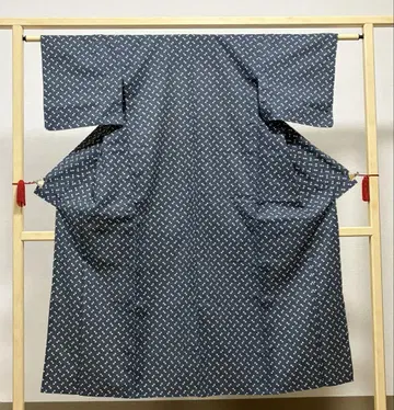 A 여름 아이템 체크 패턴 철색 면 얇은 명주 기모노