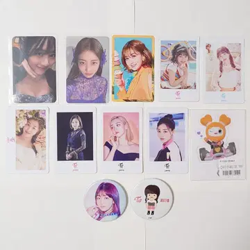 TWICE 지효 ZONE 트레이딩 카드 폰 탭 109 캔뱃지 묶음 판매