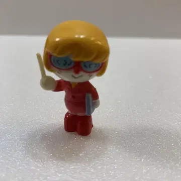 호빵맨 뮤지엄 피규어 두근두근 선생님 짤랑이 당시 물건